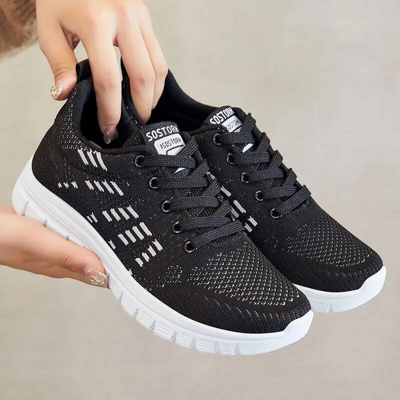 2025 Women's Casual Sneakers Comfortable Breathable Platform Fashion Women Versatile Lace-up Shoes Female Footwear ddmysaturn