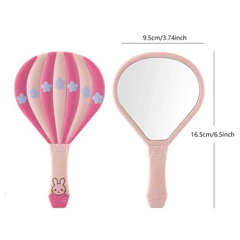 ute Hot Air Balloon Handle Mirror Female Home Beauty And Makeup Mirror Single-Sided High-Definition Mirror Mini Portable Mirror Z250807