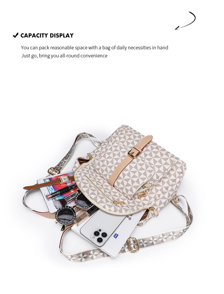 free shipping designer bags Style Designer bag for women Fashion bags Casual Travel Backpack Trendy Large Capacity Shoulder Bag