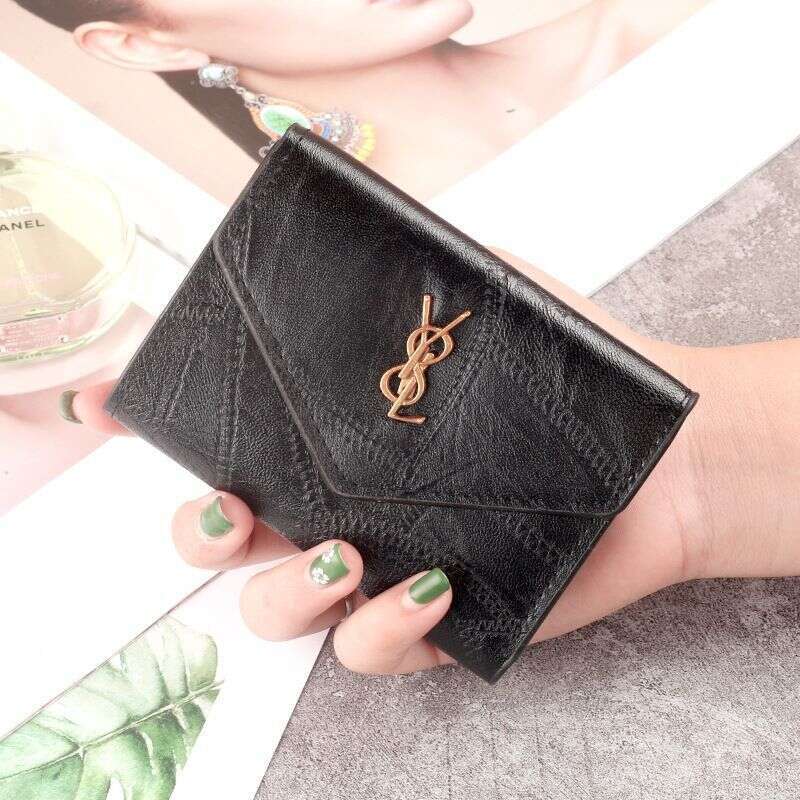 New fashion Mini Female Student Short Coin Purse 70% off Small Wallet Large Capacity Multi-Functional Card Bag