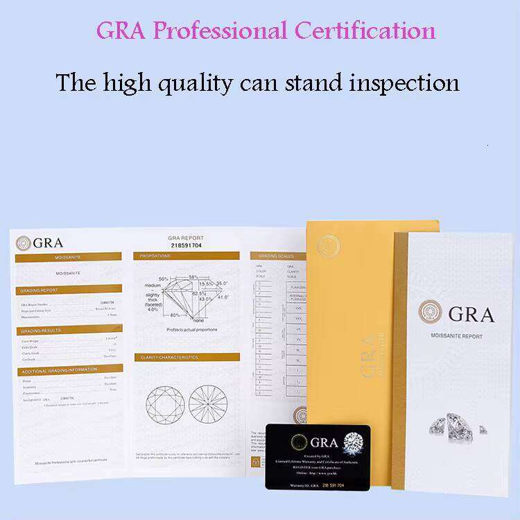 Dropshipping High Quality Pass Tester 5 Rows Full Moissanite Stones Dia Finger Ring 14k Real Gold Fashion Jewelry