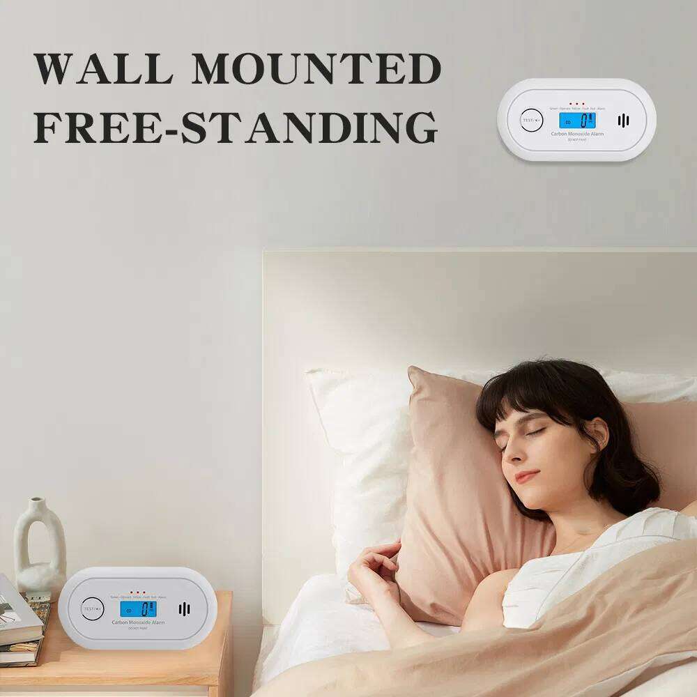 V-Come Interlinked Carbon Monoxide Alarm, Wireless Interconnected Co Detector with Replaceable VC22FR
