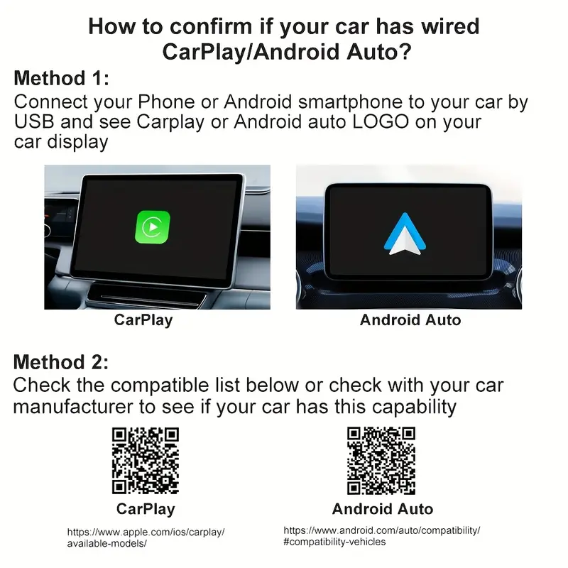 Kowankit Wireless Carplay Android Auto AI Box, Plug & Play Fits Cars, QCM6115,3in1 4+64GB Android 13 Car Play Adapter, USB-Powered, Battery-Free, No D