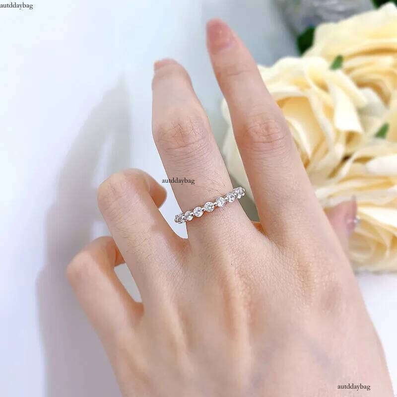 Choucong Ins Top Sell Elegant Wedding Rings Ladies Fashion Jewelry Sterling Sier Fill Round Cut 5A Cubic Zircon CZ Dia Party Women Engagement Band Rin
