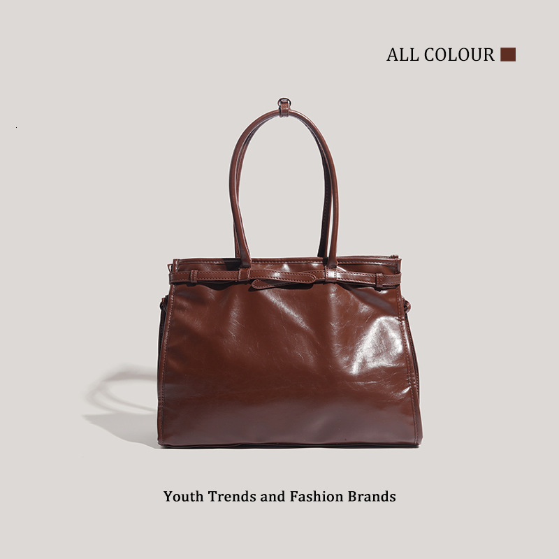 Large Capacity Tote Underarm 2025 New Fashion Single Shoulder Handbag Commuter Bag ddmymoon