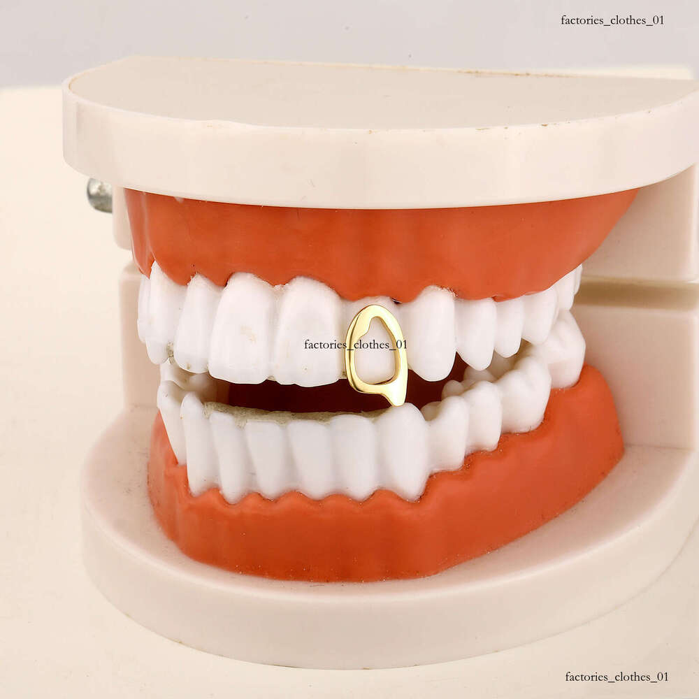 Single Smooth Hollow Out TEMU Heart Small Sharp Hip-Hop Halloween Personality Teeth Decoration