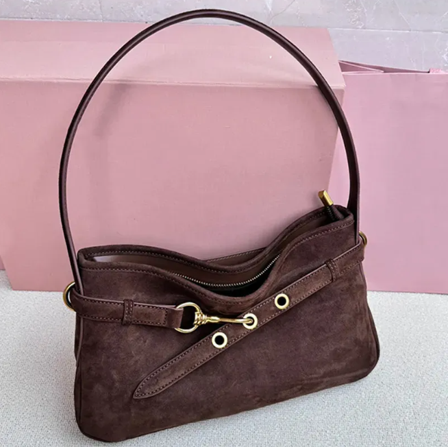 Shoulder Bags aventure nappa hobo purse mini tote handbag underarm shoulder wallet designer suede leather luxury bag zipper clutch purses ZZ