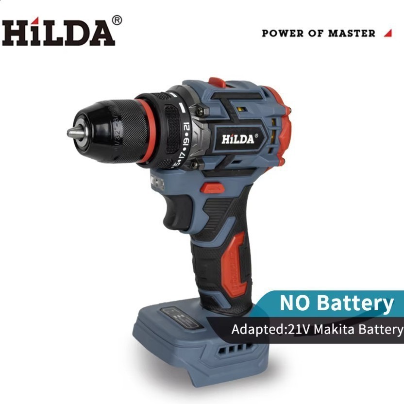 High-Power Brushless Lithium Drill Hand Drill Household Multi-Function Pistol Drill Electric Screwdriver Impact Wrench Tool 240828
