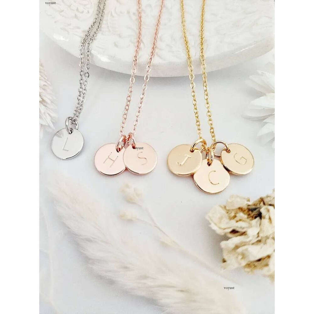 Gold Filled Letter Personalised Initial Valentine's Day Her Necklace for Women Birthday Anniversary Mum Gift