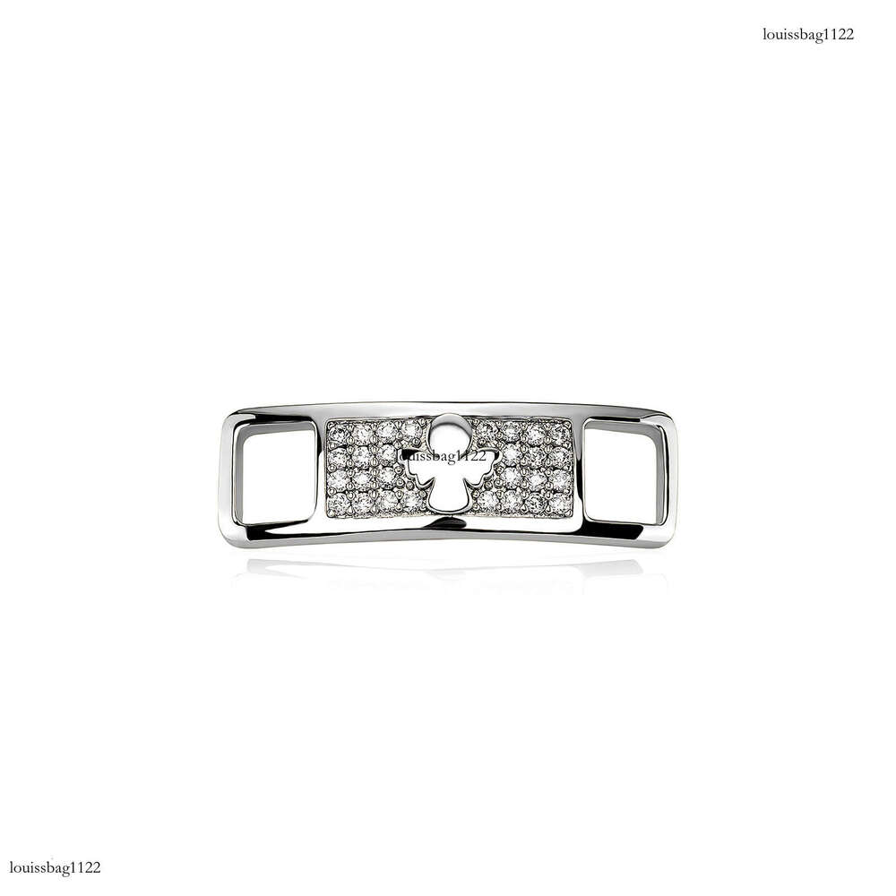 New Niche Design Hip-Hop Shoe Buckle Metal Accessories Zircon Cross Heart Angel Decoration National Trend