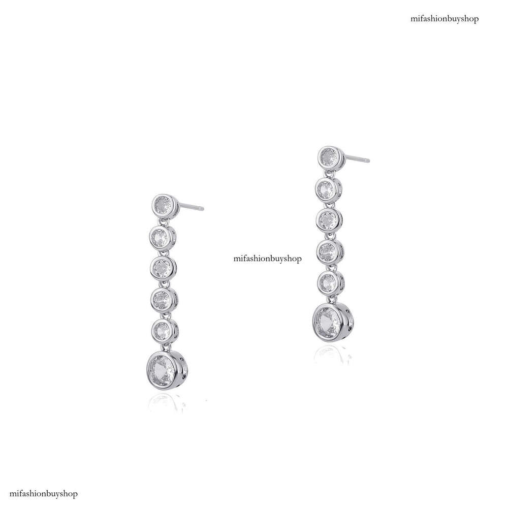 Round Tassel Spliced Water Drop Korean and Japanese Niche Design Versatile Stud INS Women's Trendy Earrings