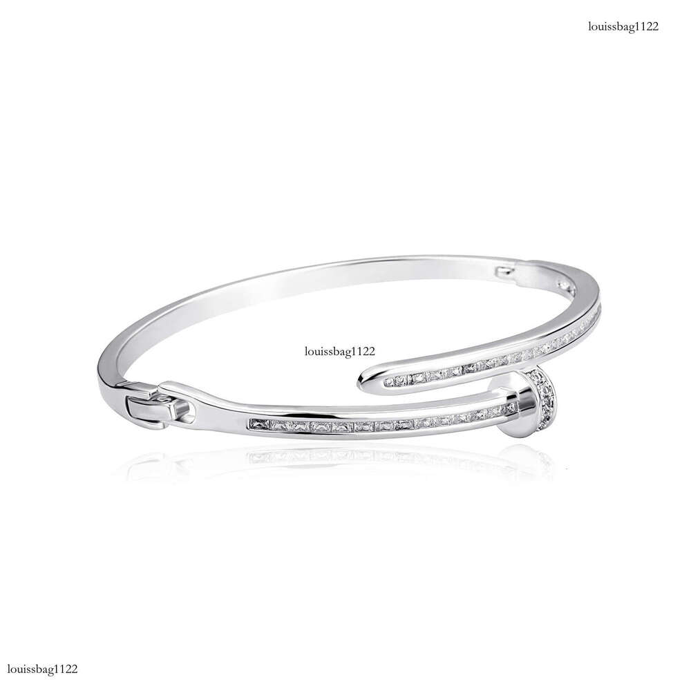 Hip Hop Classic Luxurious Nail-Shaped Zircon Earrings Bracelet INS Internet Celebrity Hot Push Gold Australian Personality Jewelry