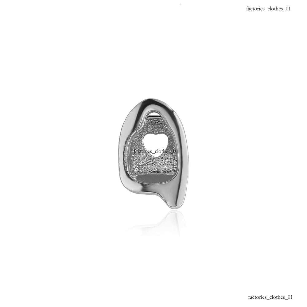 Single Smooth Hollow Out TEMU Heart Small Sharp Hip-Hop Halloween Personality Teeth Decoration
