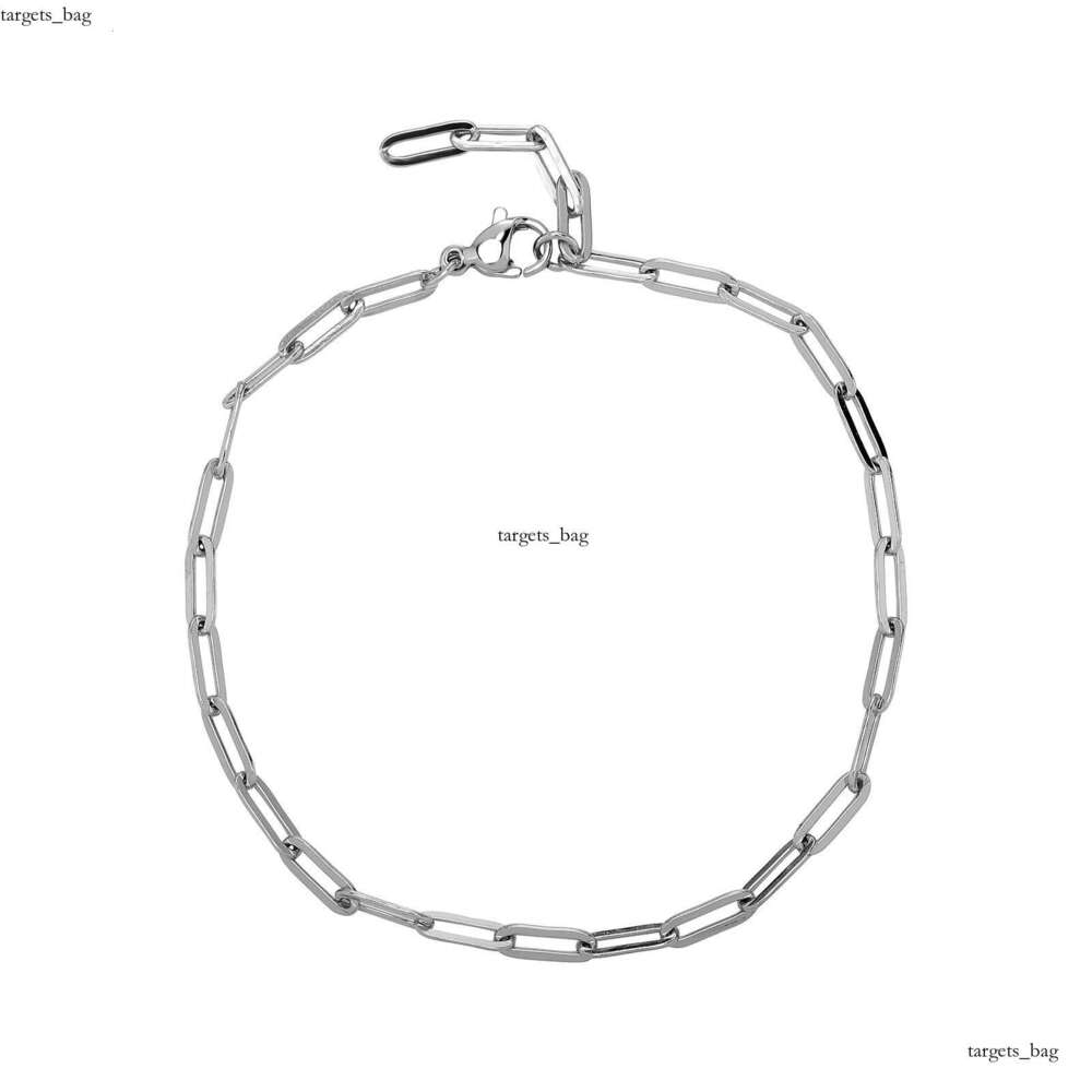 Gold-Plated Sterling Silver Necklace Women's Bracelet Cuban Non-Fading Chain Jewelry