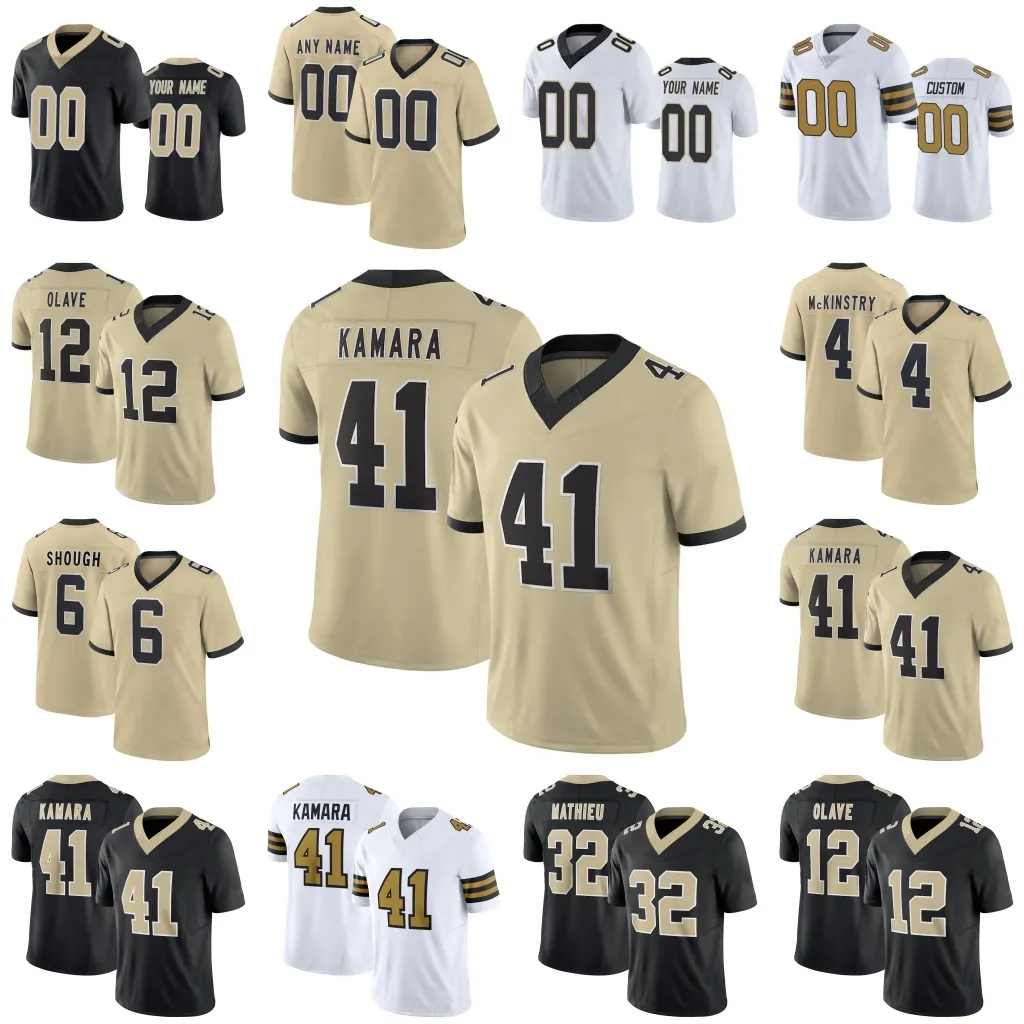 Alvin Kamara Football Jersey Chris Olave Taysom Hill Rashid Shaheed Kool-Aid McKinstry Edwards-Helaire Demario Davis Justin Reid Tyrann Mathieu Spencer