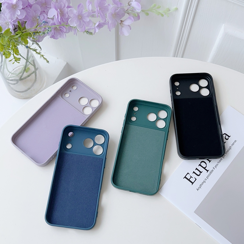 16E Soft Liquid Silicone Cases For Iphone 17 Air 16 15 14 Plus 13 12 Pro Max 11 XS XR X 8 7 6 6S Phone17 Rubber Shockproof Microfiber Cushion Ultra-th