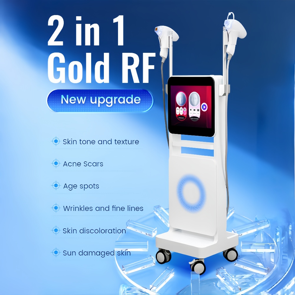 Microneedle 2In1 For Wrinkle Removal Facial Skin Rejuvenation Device Stretch Mark Scar Acne Remove Face Lifting Body Treatment