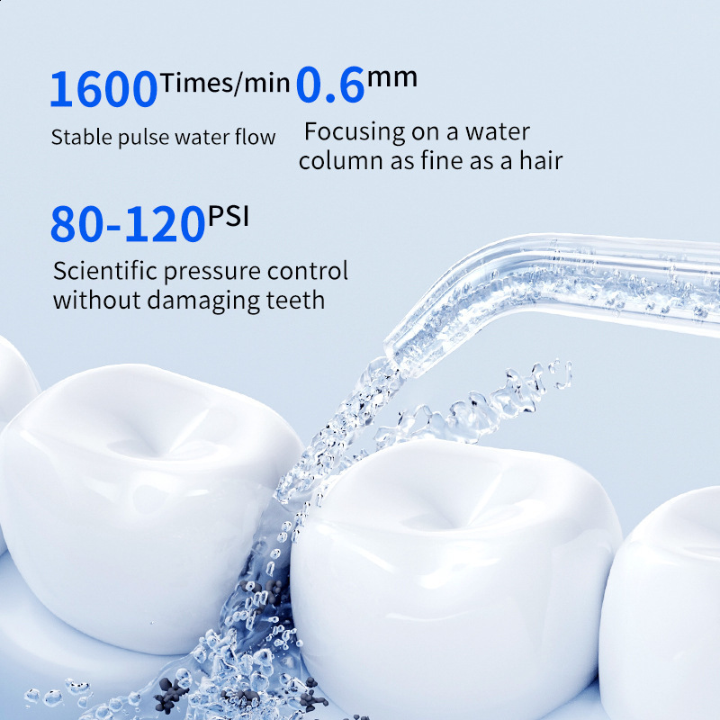 Electric Oral Irrigator Portable Smart Electric High-Frequency Pulse Cleaning Oral Cleaner Oral Irrigator 230824