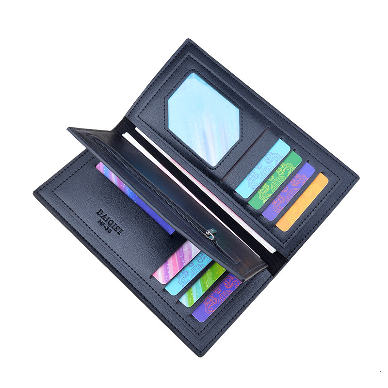 New Men's Wallet Long Wallet Fashion Luxury Bag Camouflage Multi-card Slot Wallet Large Capacity Soft Designer Bag Leather Wallet Suit Bag