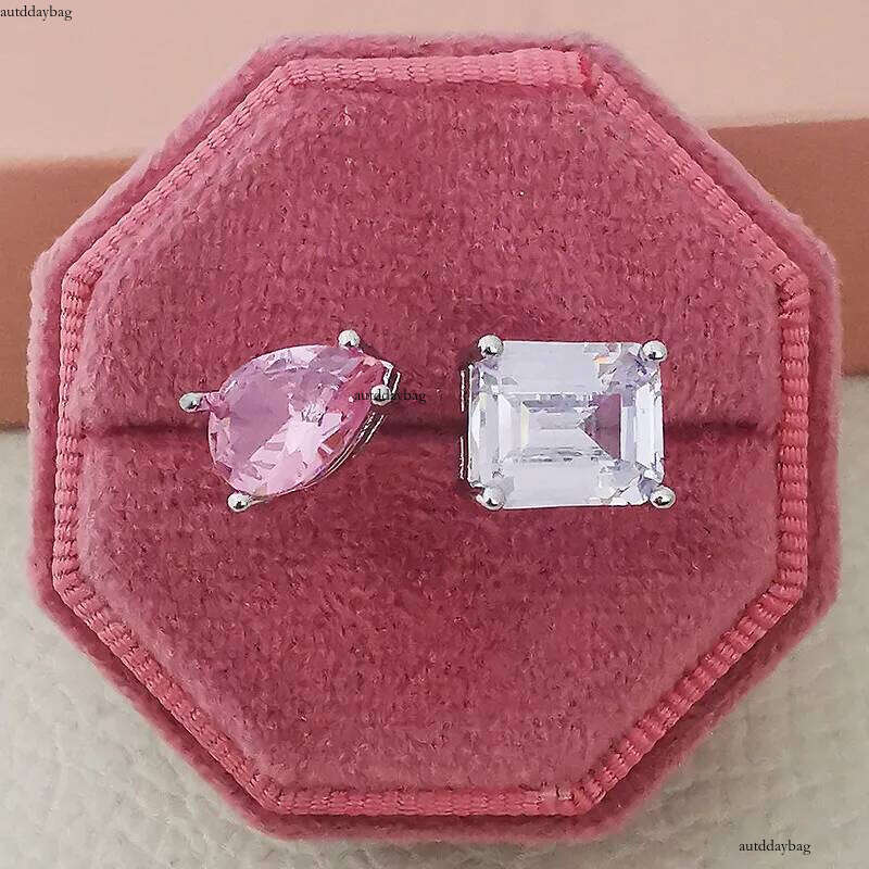2025 Choucong Handmade Rings Simple Fashion Jewelry Sterling Sier Water Drop 5A Cubic Zircon CZ Dia Eternity Women Wedding Bridal Open Ring Gift