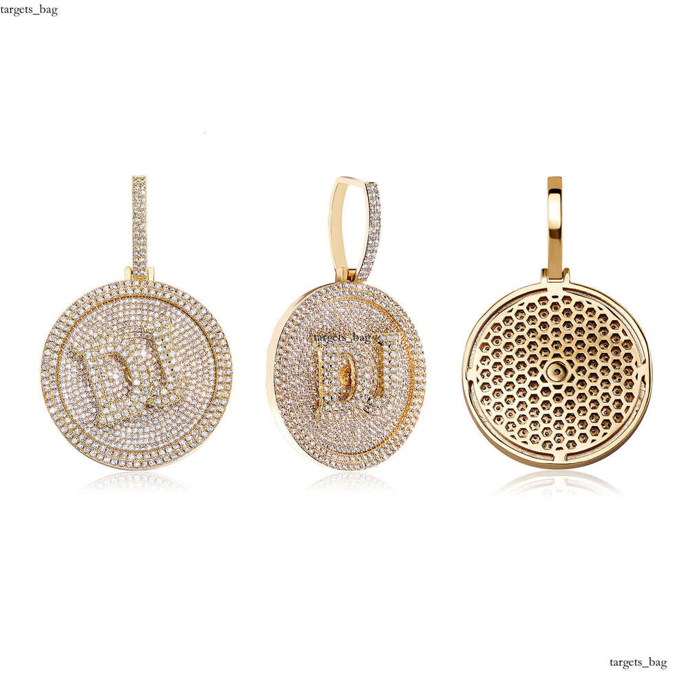 Chinese Rap Style National Trend Hip-Hop Full Dia English Letter DIY Pendant Necklace Unisex Trendy Accessories