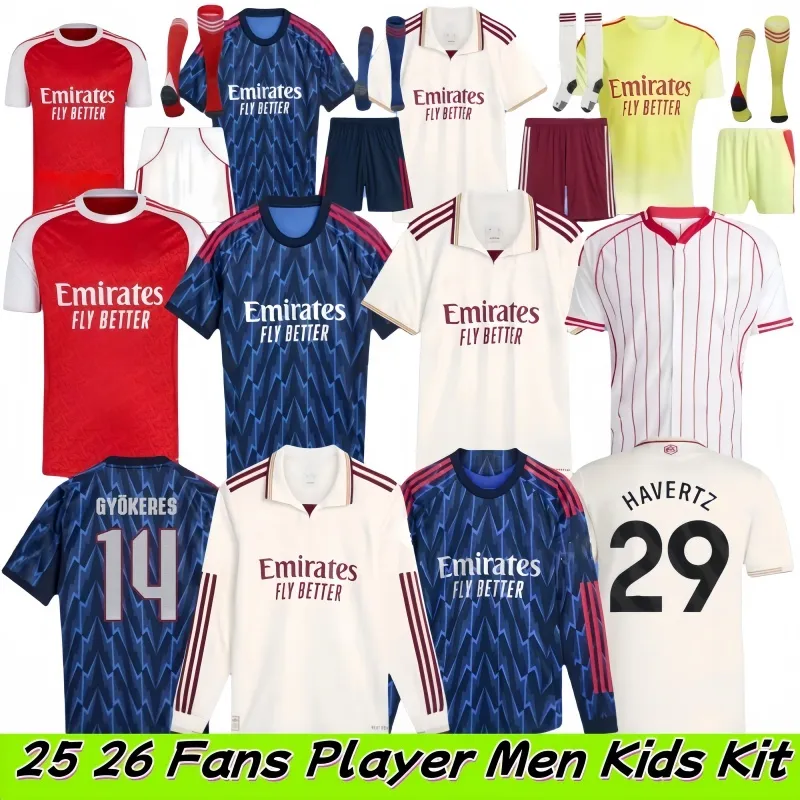 CALAFIORI soccer jerseys Aries 25 26 sterling G.JESUS SAKA MERINO HAVERTZ RICE ODEGAARD MARTINELLI 2025 2026 football kits shirt Men women Kids Whiteout No MORE