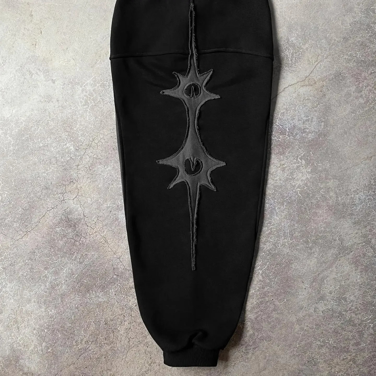 90S American Retro Gothic Embroidery Stitching Loose Hoodie Mens Y2K Harajuku Hiphop Casual Joker Sweatshirt Street Wear y250729