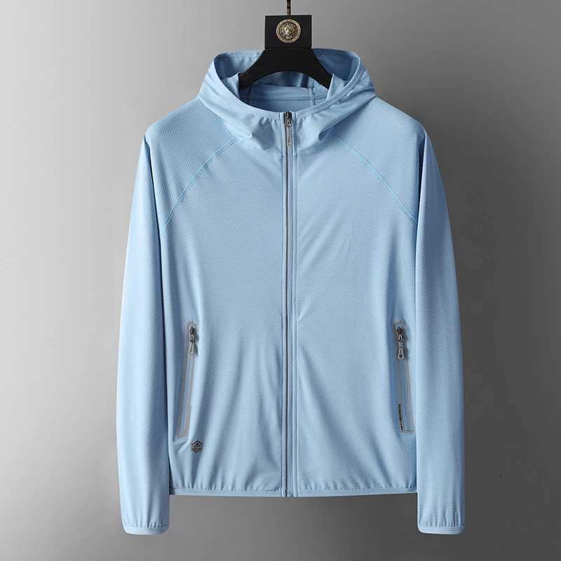 50+ Summer UV Protection Hoodie Unisex Breathable Ice Silk Outdoor Sports Couple Beach Street Style Lightweight Jacket W250809