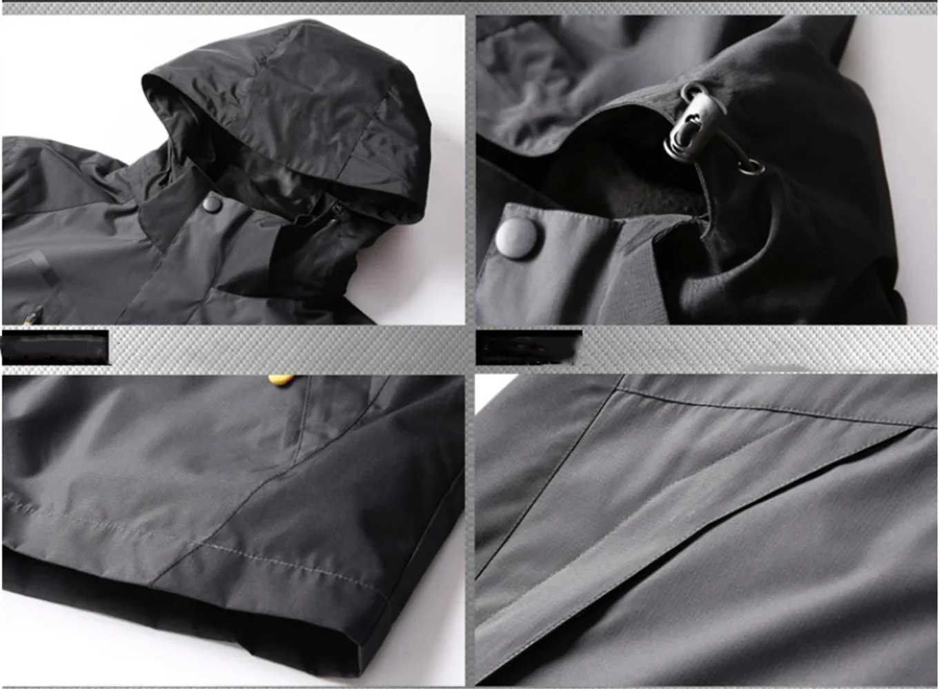 Sportwear Ski Camping Jacket Windbreak Waterproof Outdoor Coat Men Climbing Hiking Coats Winter 3 in Fleece Lining Warm Jacket W250809