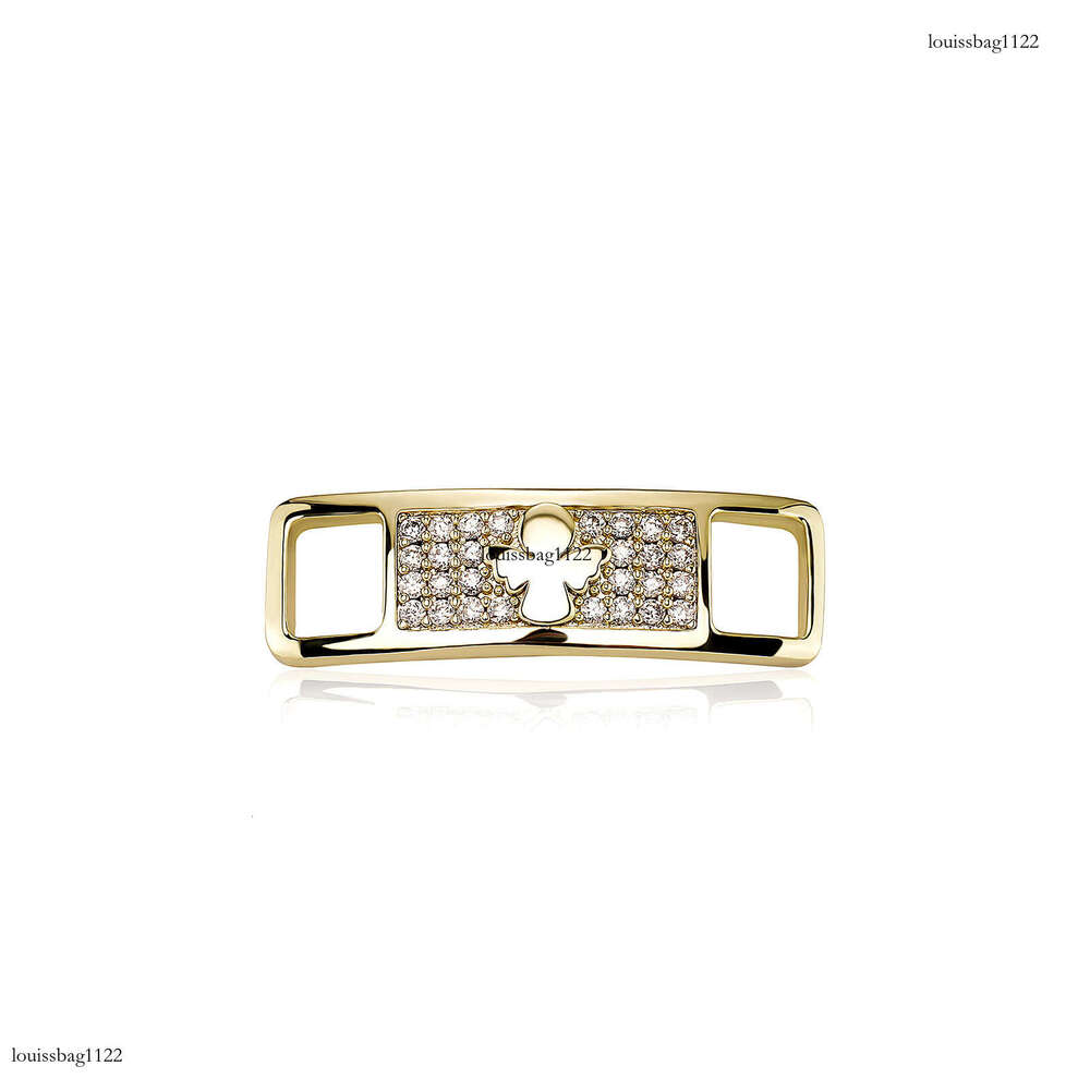 New Niche Design Hip-Hop Shoe Buckle Metal Accessories Zircon Cross Heart Angel Decoration National Trend