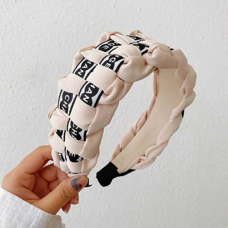 Wide Wen Haiands Satin Cloth And Change Letter Ribbon Braided Bands For Adt Casual Shop Party Piece Y250809