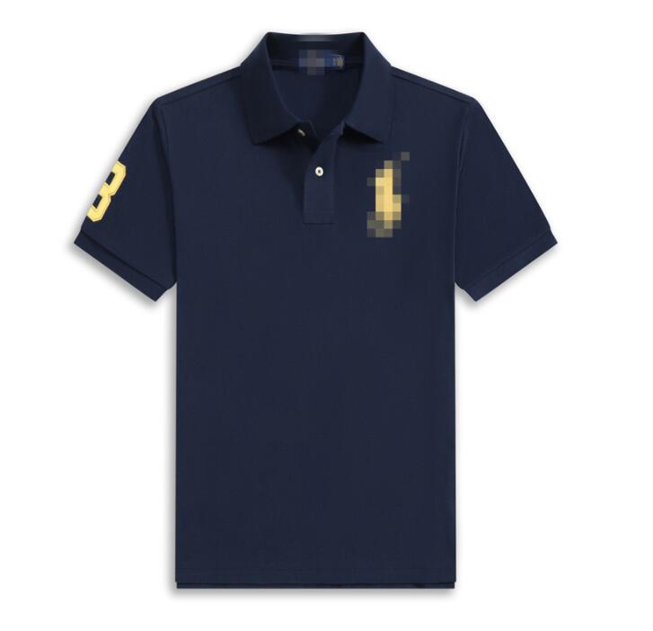 designer mens polo New Summer Short sleeved men women T-shirt with Collar and Embroidered Big Horse Logo, New Polo Shirt