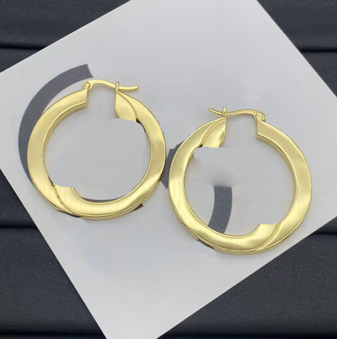 Designer Earrings Classic Retro Earrings Gold Hoop Fashion Letter Charm Women's Large Metal Earrings