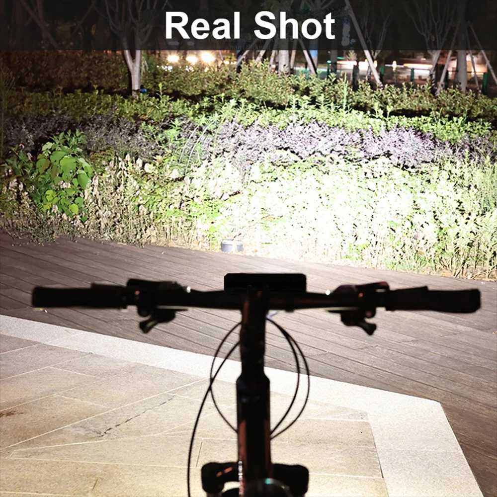 5Led MTB Bicycle Lights 10000MAH Rechargeable Bike Light Flashlight Outdoor Cycling Bike Accessories for Electric Scooter Z250809