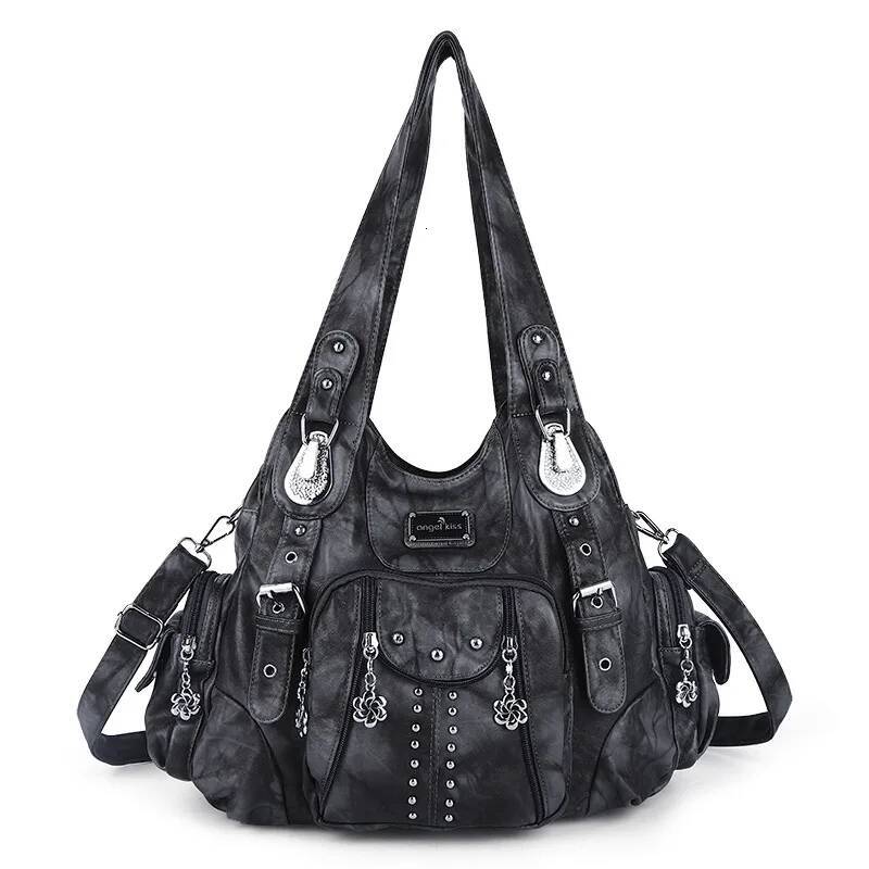 2025 Bag Women Fashion Handbags Women Shoulder Bags PU Leather Handbag Female Satchel Big Shoulder Purse Bag bolsa feminina