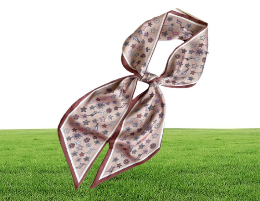 12style Designer Print Silk Scarves Kerchief Classic Headscarf Luxury Women Wallet Purse Handbag Bag Handle Scarf Paris Shoulder T9928719