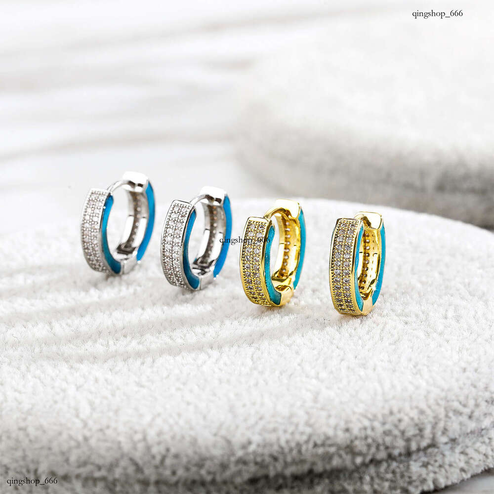 Creative Colorful Luminous Earrings for Men Women, Personality Square Dia Clips, Spring and Summer Daily Wear Trendy Ear Jewelry