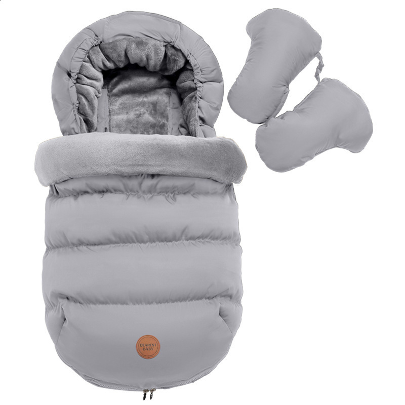 Newborn Anti-Kick Blanket Autumn Winter Stroller Warm Cold-Proof Baby Anti-Startle Thickened Baby Sleeping Bag 241225