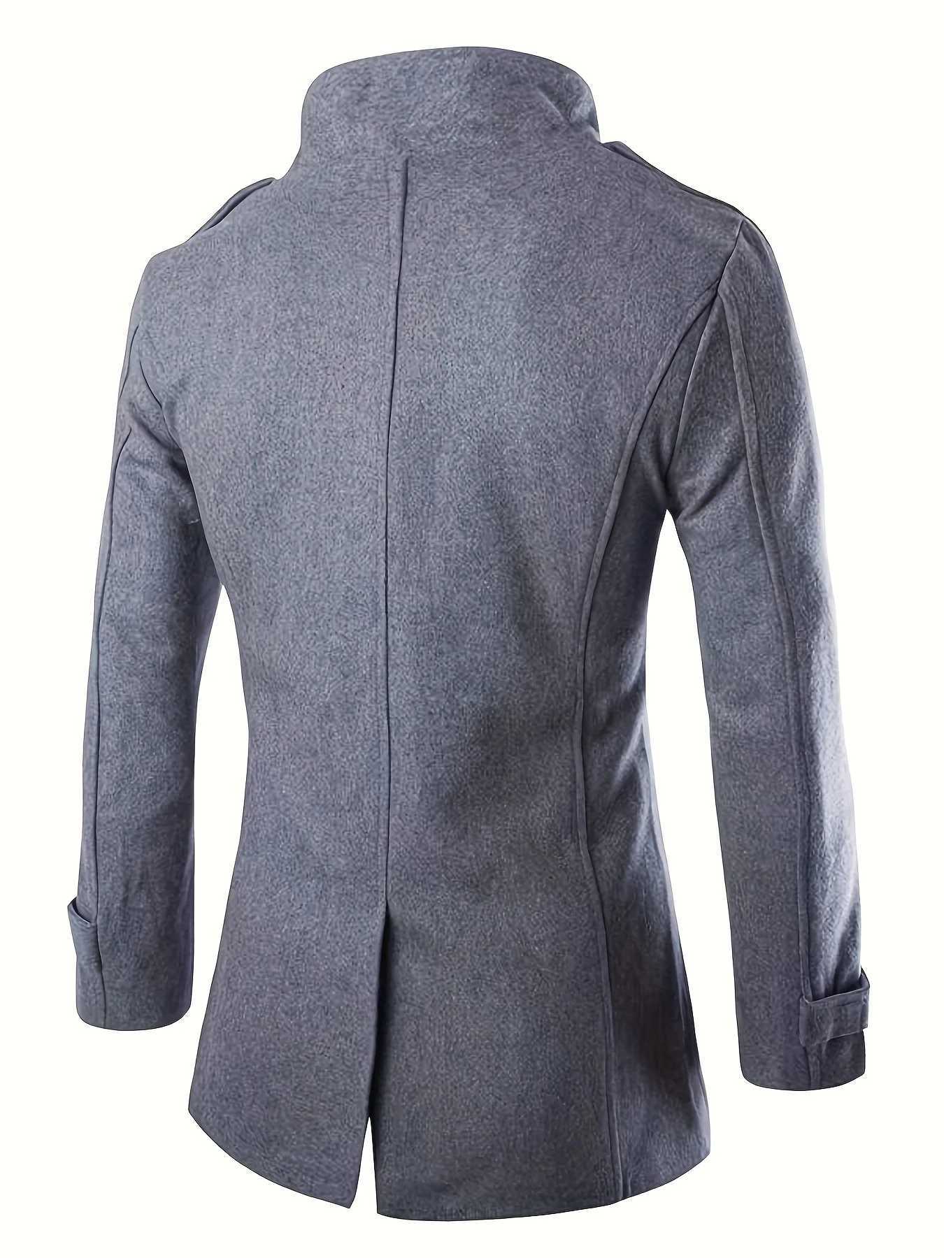 Mens New High-Quality Version Coat Medium Length Daily Commuting Double Breasted Mens Autumn and Winter Jacket XJ250809
