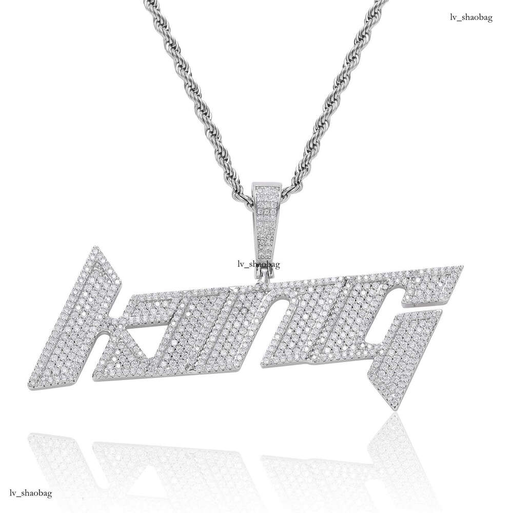 DIY Custom Splicing Blade Letter Combination Necklace Pendant Unisex Personalized Hip Hop Accessories