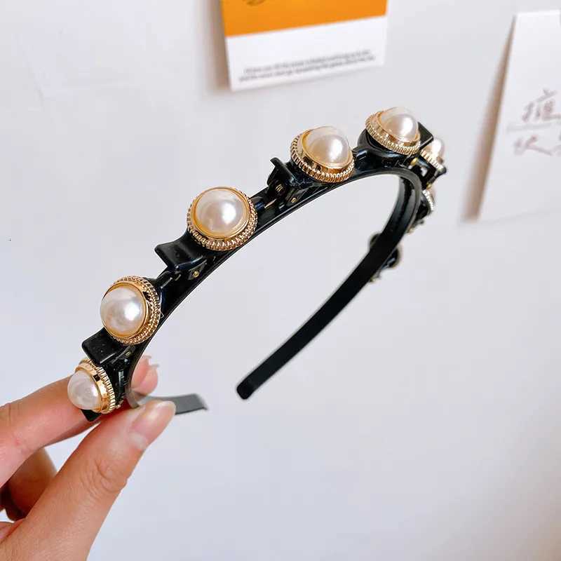 10pcs Rhinestone Pearl Band Elegant Bangs Hair Clip Fashion Girls Hair Accessories Y250809