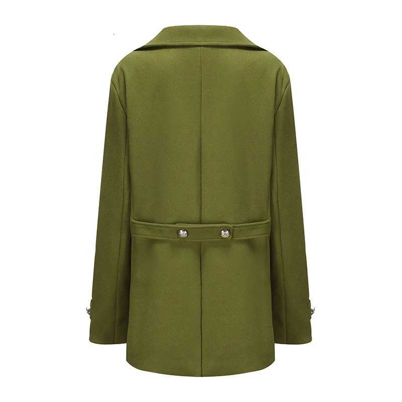 Cross border new British style mens mid to long length long sleeved coat for autumn and winter mens warm jacket XJ250809