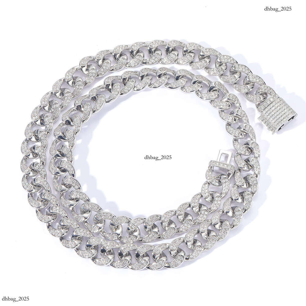 12mm Cuban Chain Classic Style Men's Personality Necklace Hip Hop Accessories
