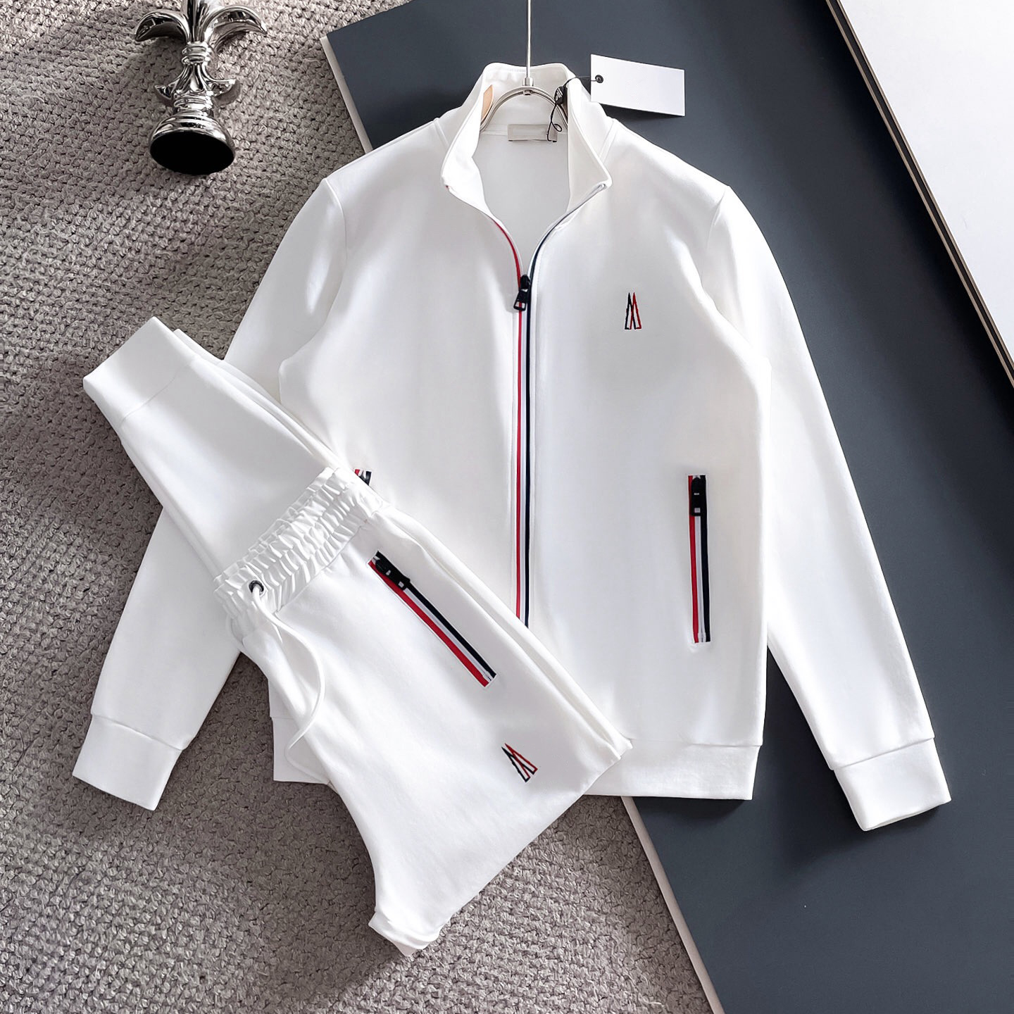 Men's Tracksuits High quality Designer Yoga Jogging Sweatshirt Zipper Jacket Casual Set Autumn/Winter