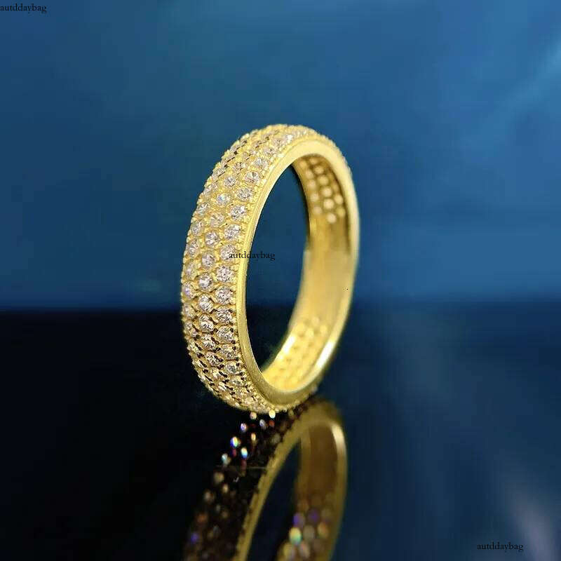 Choucong Ins Top Sell Wedding Rings Jewelry Genuine 100% S Sterling Sier Pave White Sapphire CZ Dia Party Stack Women Engagement Band Ring Gift