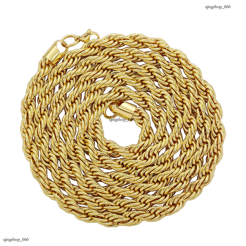 Stainless Twist Men's Trendy Fashion Button Rope Chain Titanium Steel Bracelet
