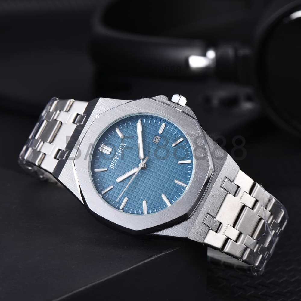 Hot Sale 2026 Popular Luxury Watches for Men Quartz Wristwatch Steel Strap Automatic Date Daily Waterproof Fashion Male Clocks for Gift Wholesale Dropshipping