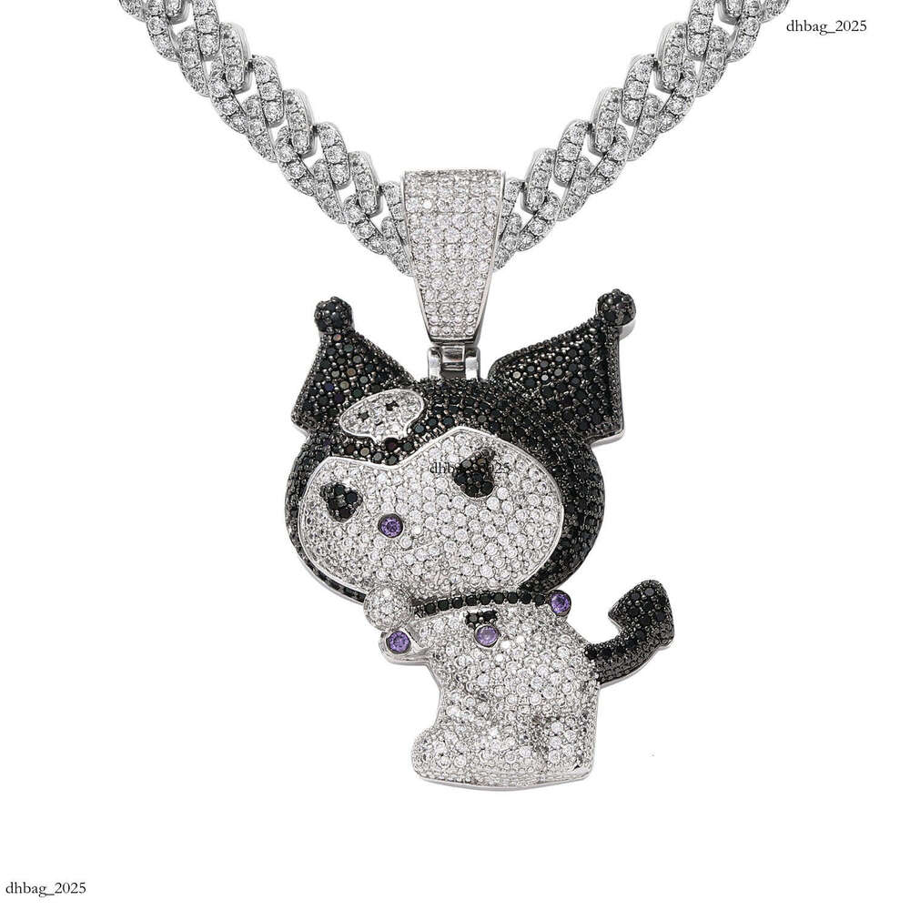Hip Hop Accessories Little Devil Kuromi Cartoon Pendant Personality Versatile Design Necklace