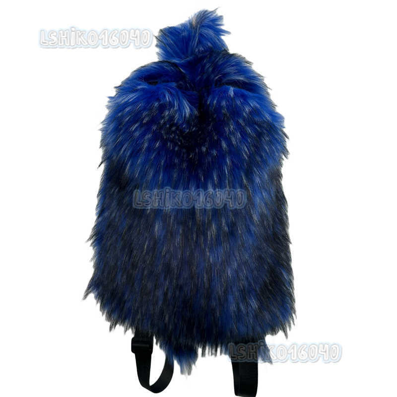 Hot Selling Backpack Fur Backpack Womens Fur Bag 2023 New Versatile Travel Plush Backpack H250808