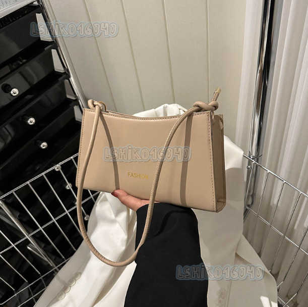 Unique Candy Color Underarm 2024 Autumn New Fashion Trend Simple Single Shoulder Handbag Baguette Womens Bag H250808